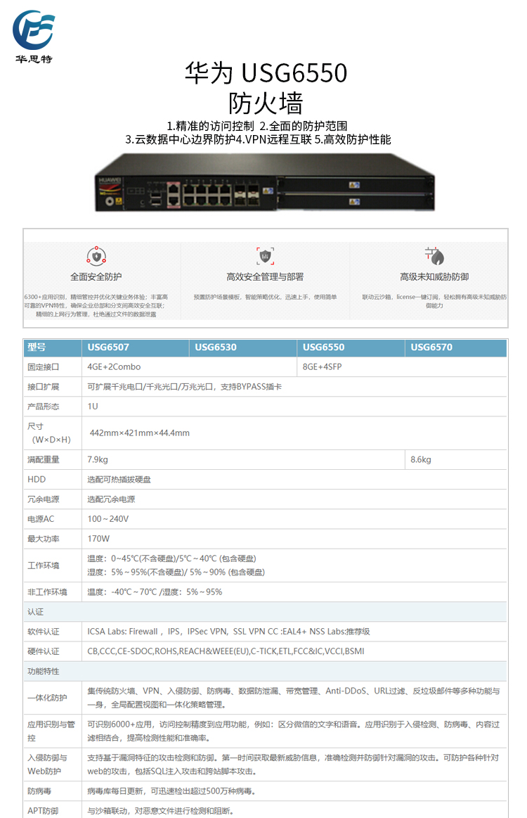 USG6550 詳情頁(yè)