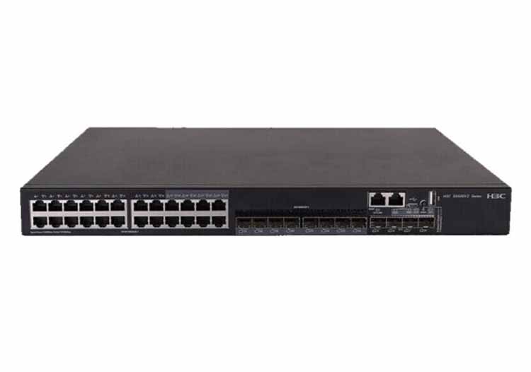 華三LS-5500V2-28C-EI 24個(gè)千兆電口 4個(gè)萬(wàn)兆光口 網(wǎng)絡(luò)三層交換機(jī)