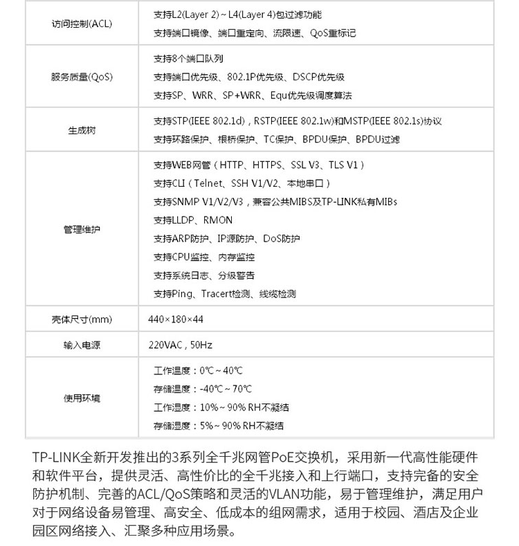 普聯(lián) 18口千兆二層網(wǎng)管企業(yè)級POE交換機