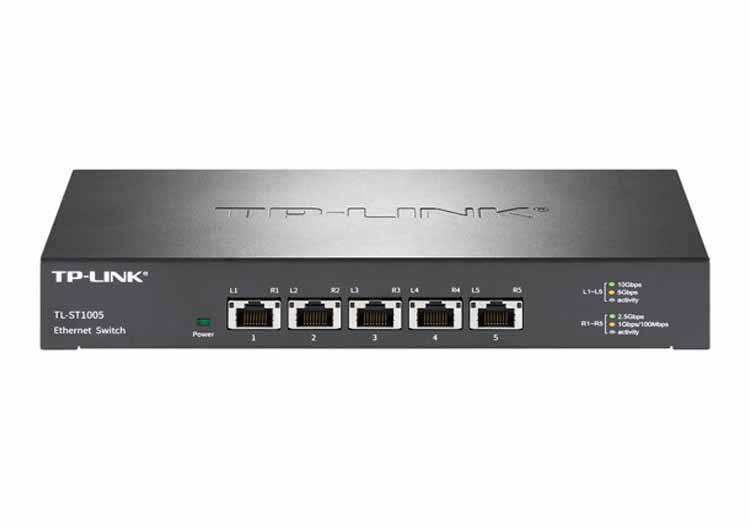 普聯（TP-LINK） TL-ST1005 5口全萬兆企業(yè)級以太網交換機